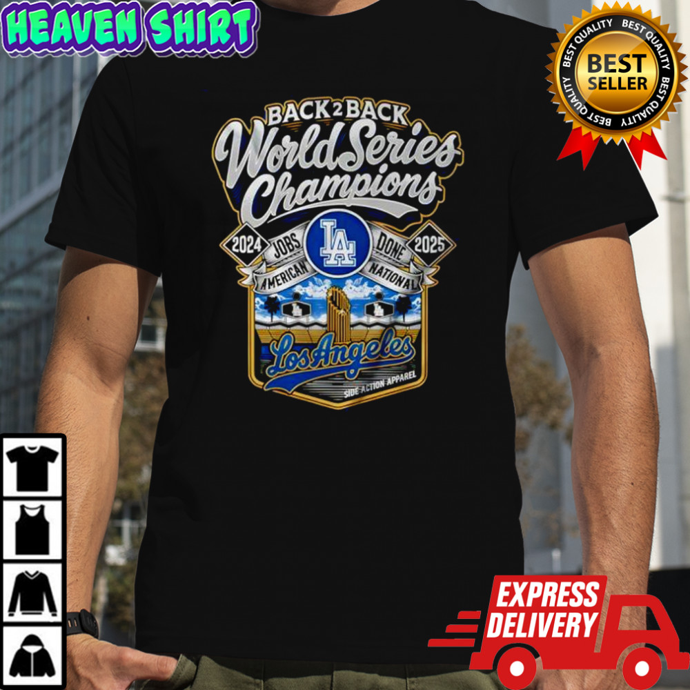 Los Angeles Dodgers Back 2 Back Champions Shirt