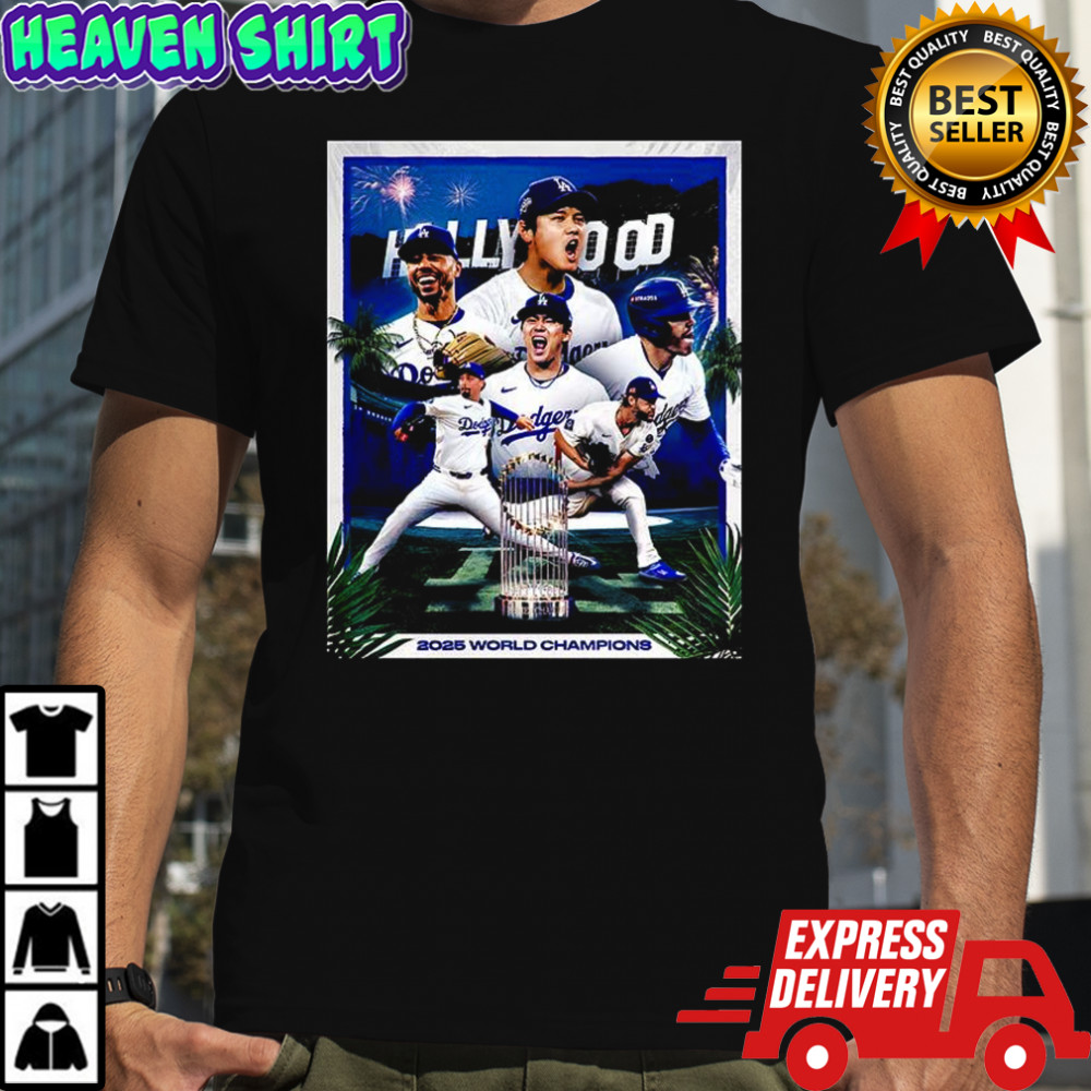 Los Angeles Dodgers Hollywood Back-to-back World Series Champions shirt