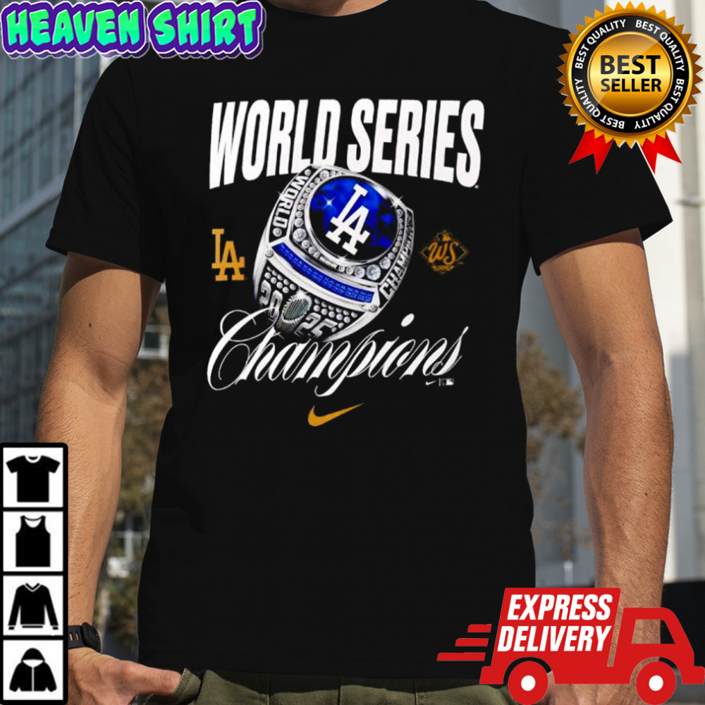 Los Angeles Dodgers Nike 2025 World Series Champions Ring shirt