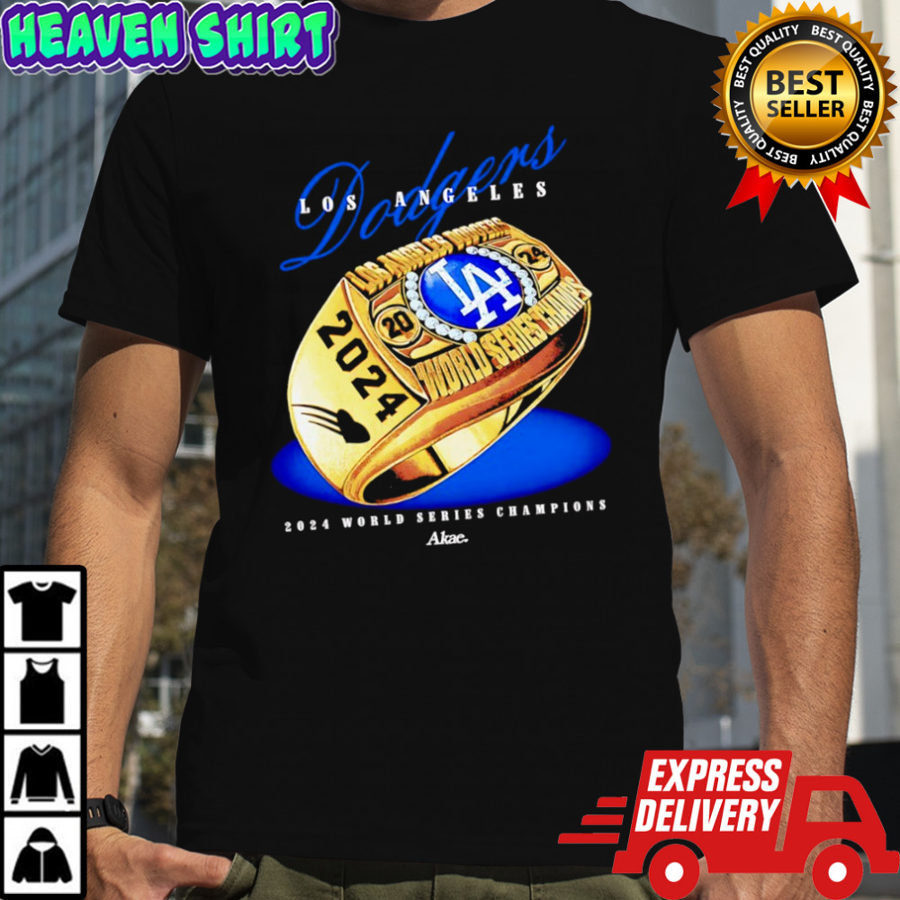 Los Angeles Dodgers ring World Series Champions shirt
