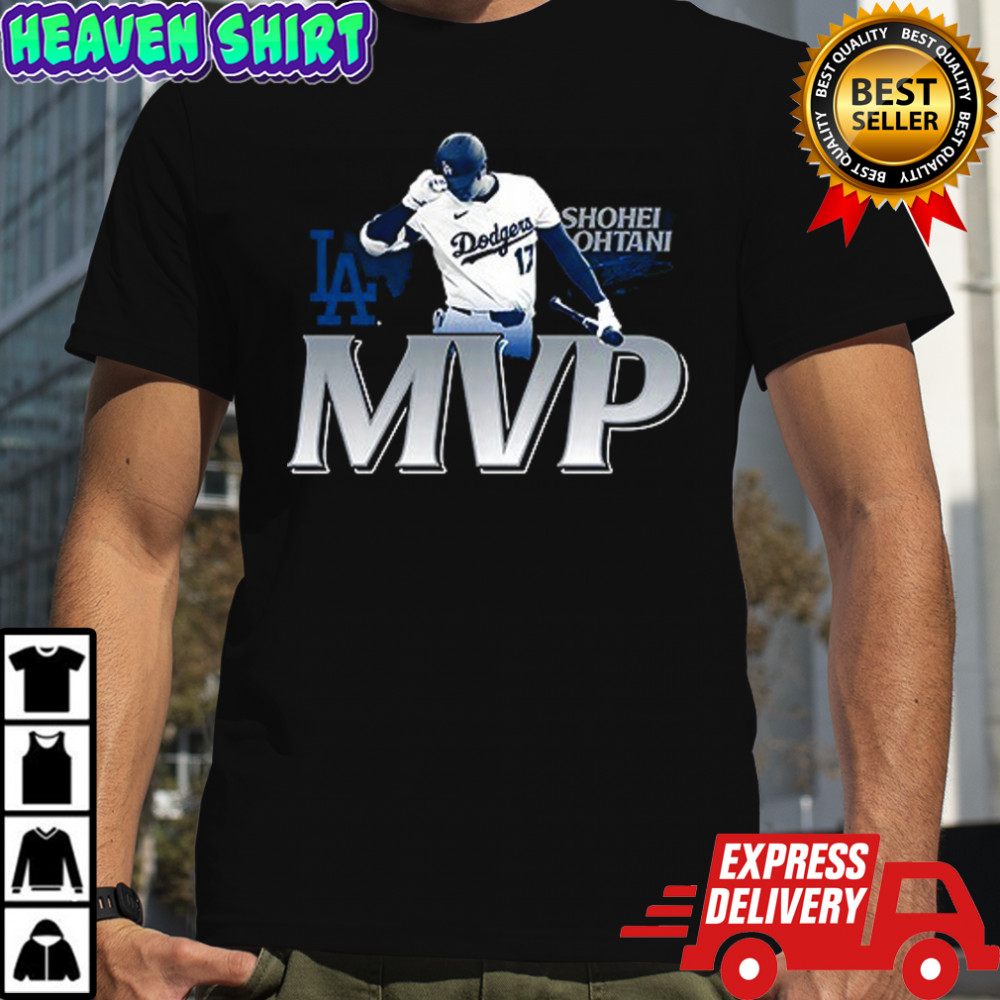 Los Angeles Dodgers Shohei Ohtani 2025 NLCS MVP signature 2 sided shirt