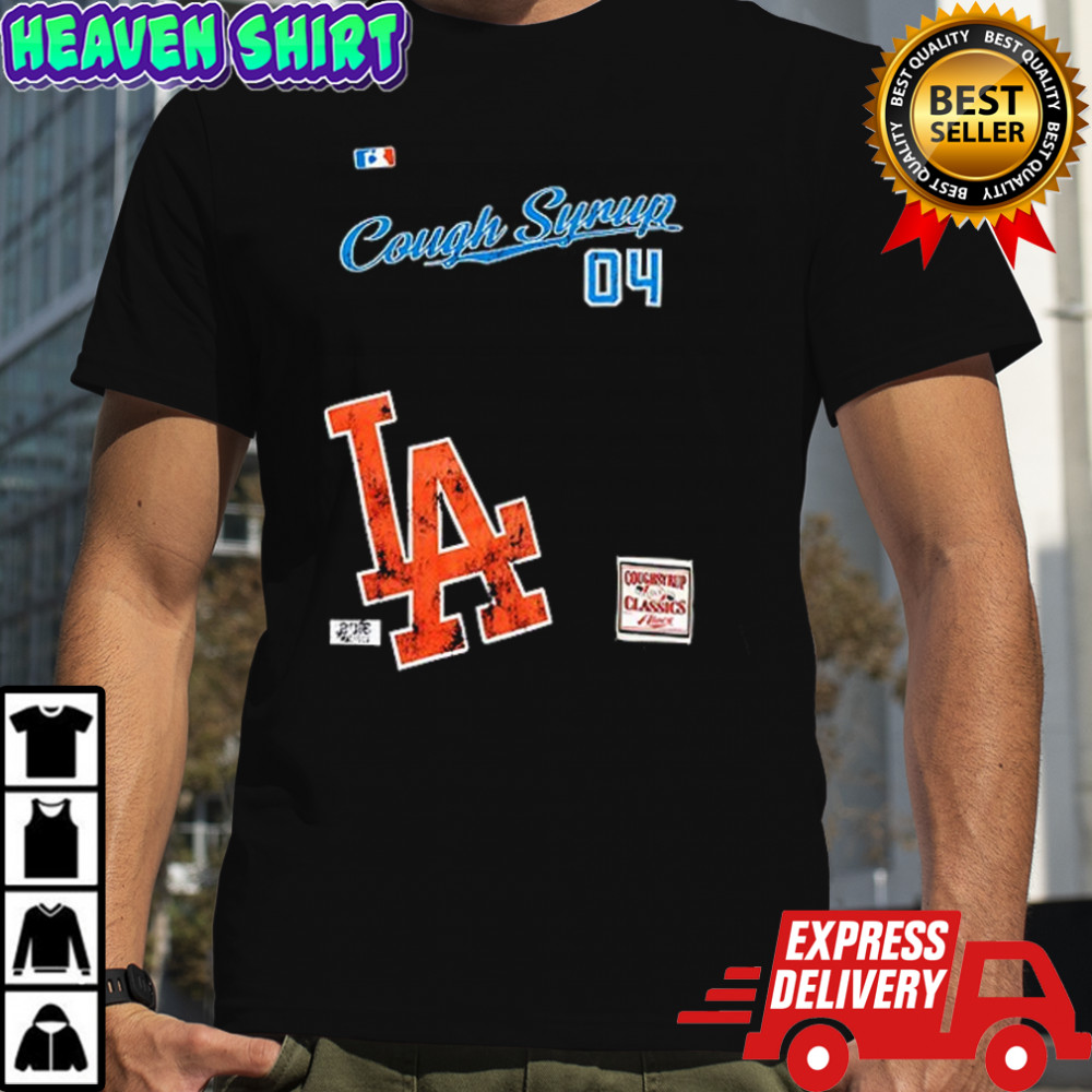 Los Angeles Dodgers that’s a awful lot cough syrup 04 logo shirt