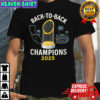 Los Angeles Dodgers Trophy back-to-back Champions 2025 shirt