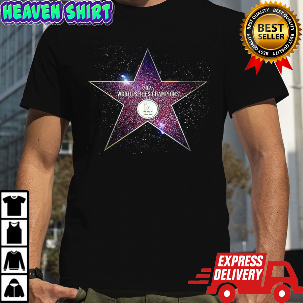 Los Angeles Dodgers World Series Champions 2025 Counting stars shirt