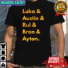 Los Angeles Lakers 2025 line up name shirt