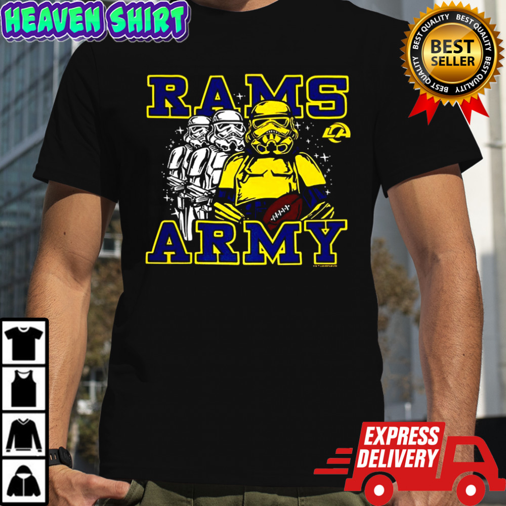 Los Angeles Rams NFL X Stormtrooper Star Wars shirt
