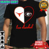 Love Divided Texas Longhorns vs Georgia Bulldogs football NFL mashup Logo shrt