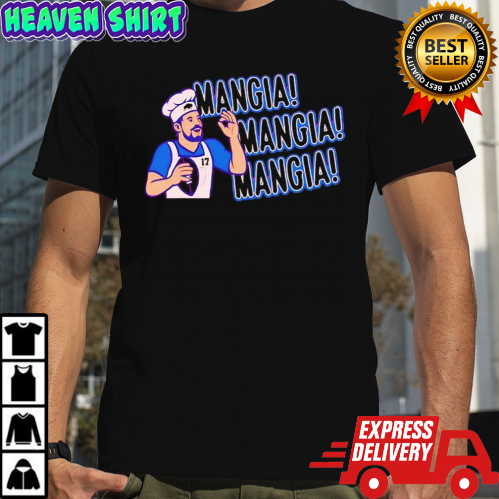 Mangia Mangia Mangia number 17 player buffalo shirt