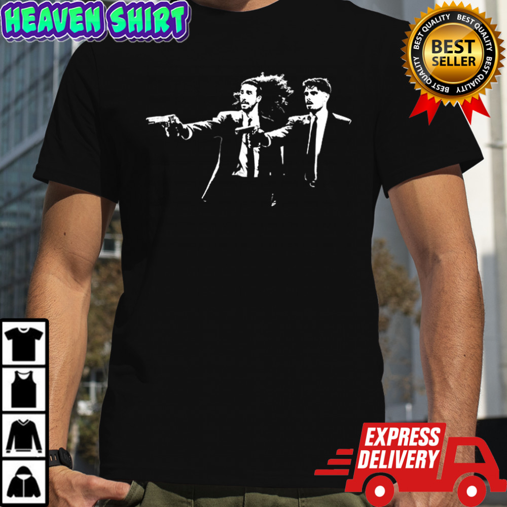 Marc Cucurella and Pedro Neto Pulp Fiction Style Chelsea FC vintage shirt