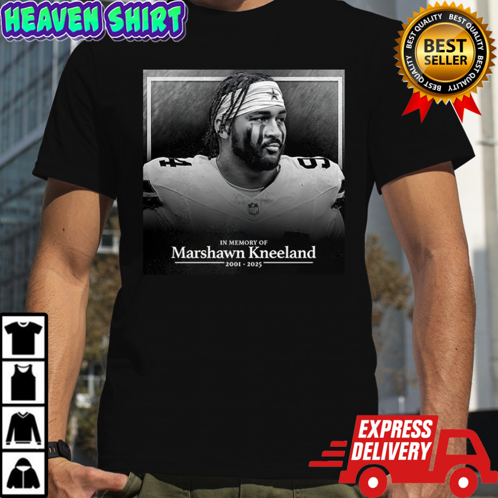 Marshawn Kneeland Dallas Cowboys in memory of 2001-2025 shirt