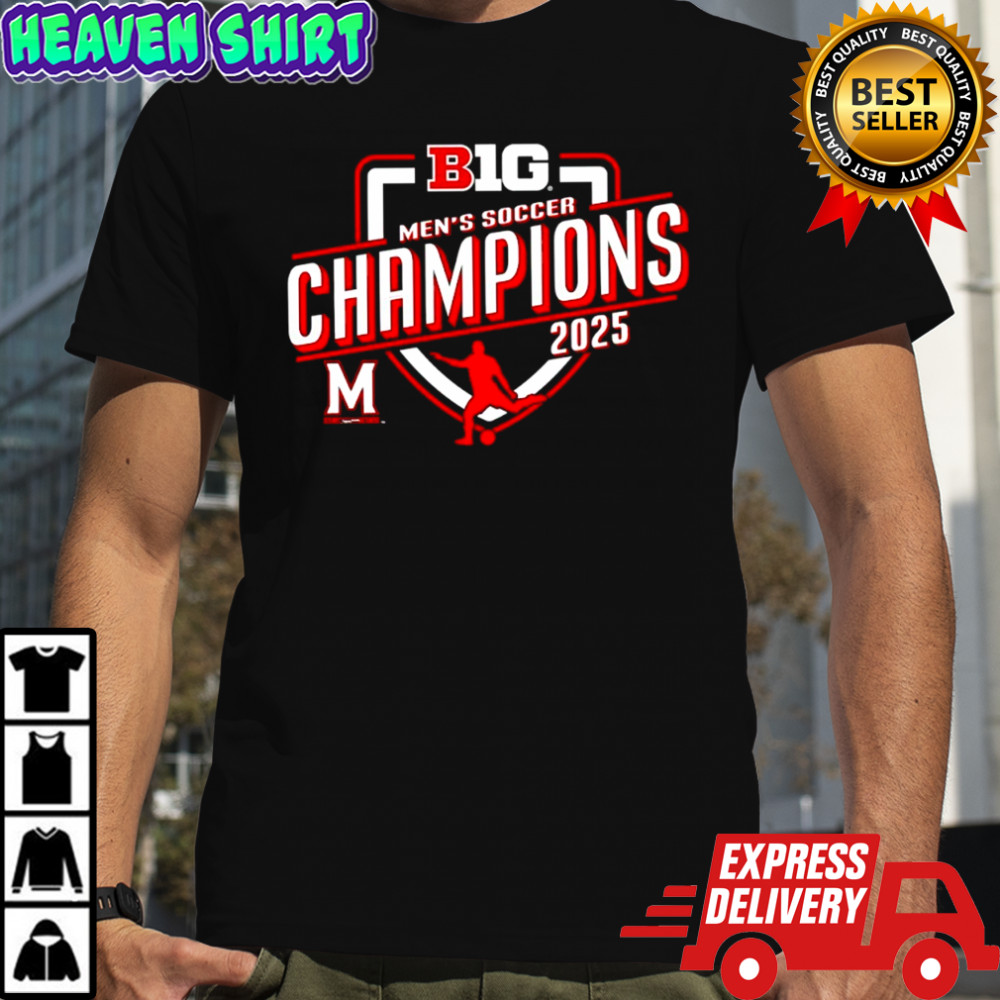 Maryland Terrapins 2025 Big Ten Men’s Soccer Regular Season Champions shirt