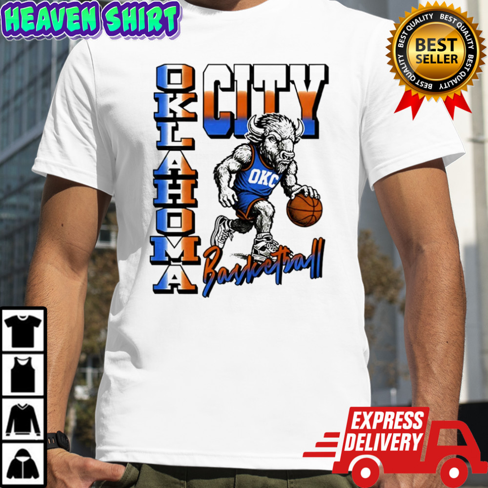 Mascot Oklahoma City Thunder basketball shirt