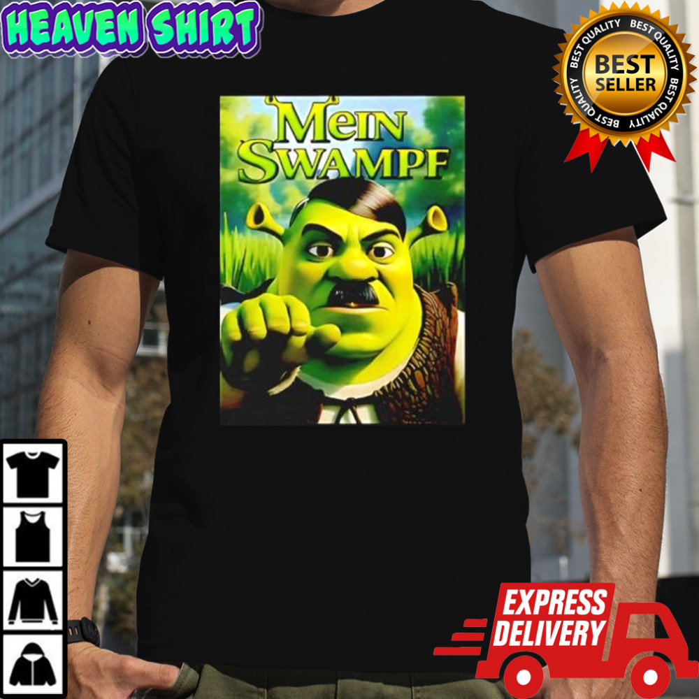 Mein Swampf Shrek and Adolf Hitler shirt