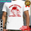 Meowy Christmas Litters Full Funny Xmas Cat shirt