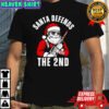 Merry Christmas Santa Defends The 2nd Amendment Shirt USA Patriotic shirt