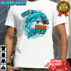 Miami Dolphins football surf score repeat mascot shirt