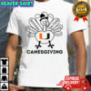 Miami Hurricanes turkey Canesgiving Thanksgiving with heroes shirt