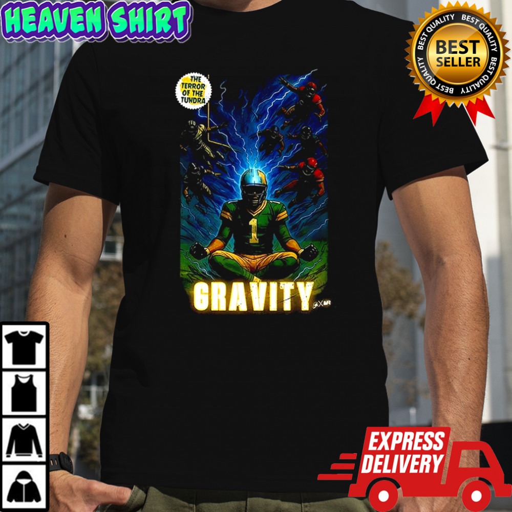 Micah Parsons Gravity Green Bay Packers Gravity comic shirt