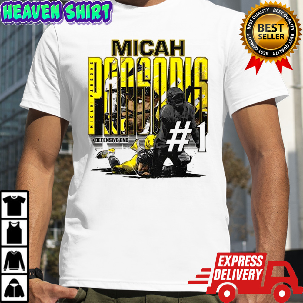 Micah Parsons Green Bay Packers football defensive end number 1 shirt