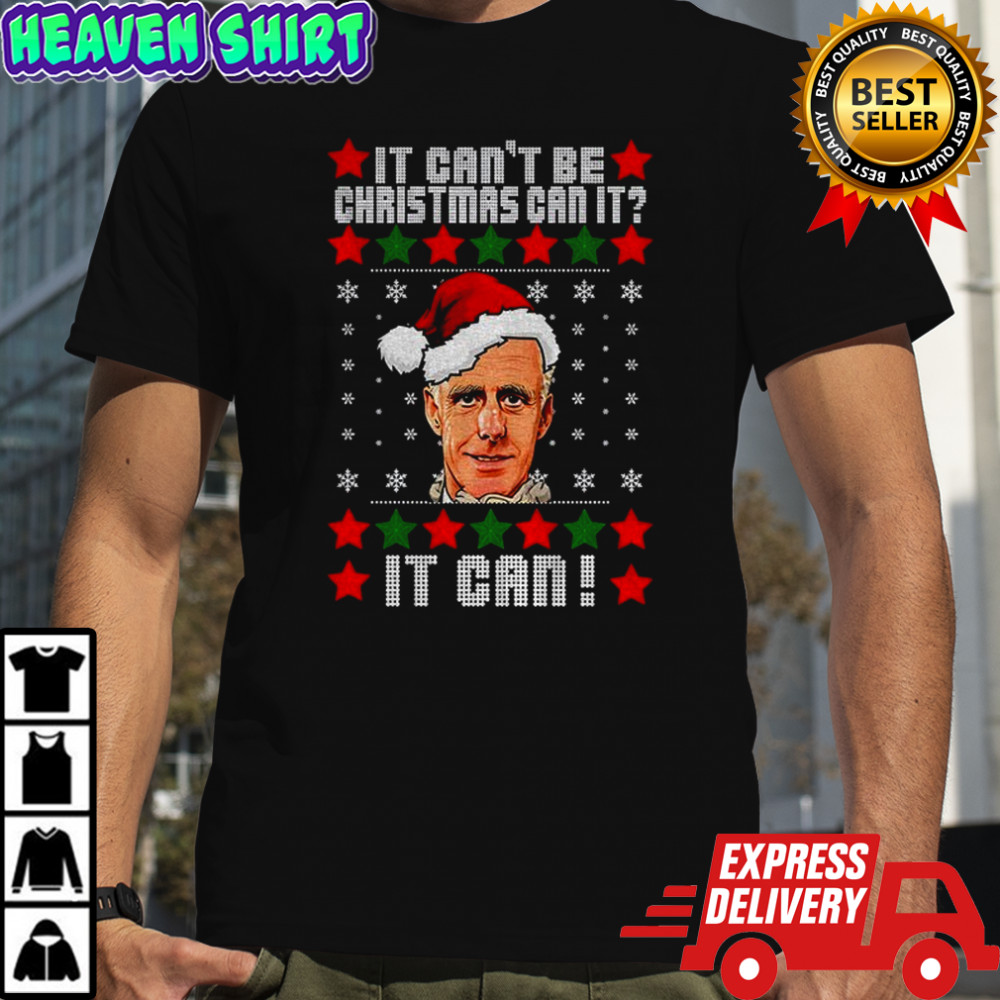 Mick McCarthy Blackpool it can’t be Christmas can it it can Merry Christmas shirt
