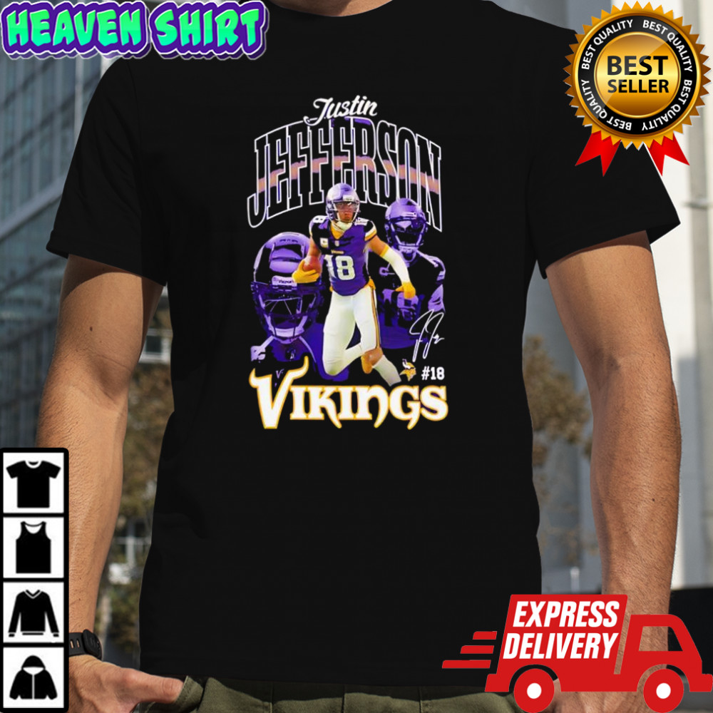 Minnesota Vikings Justin Jefferson signature shirt