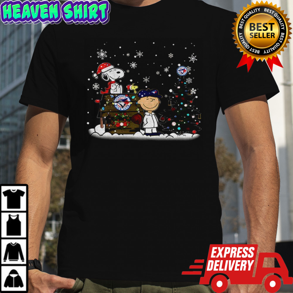MLB Toronto Blue Jays Snoopy Charlie Brown Christmas Baseball Commissioner’s Trophy shirt