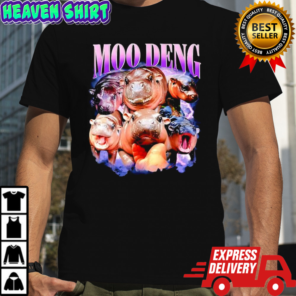 Moo-Deng Baby Pygmy Hippo Cute Zoo shirt