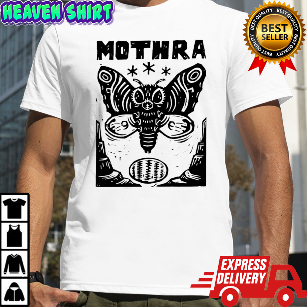 Mothra Godzilla franchise character shirt