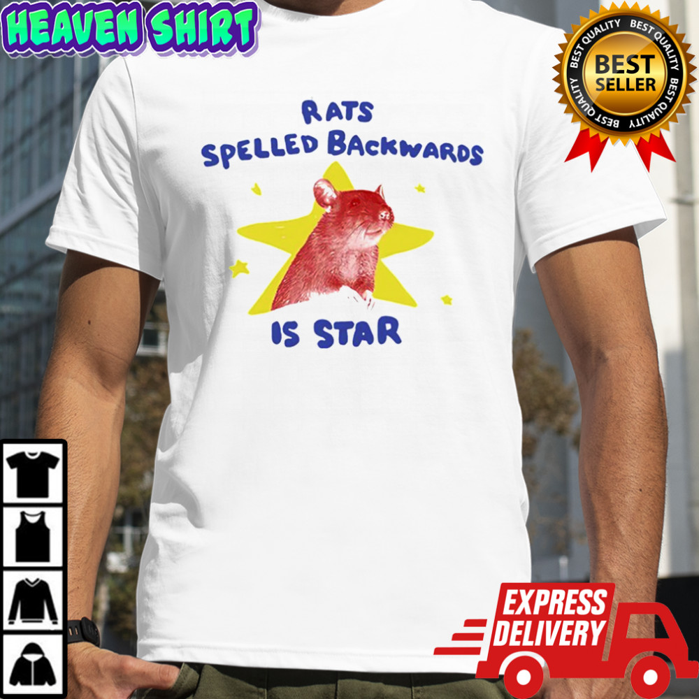 Mouse rats spelled backwards is star shirt