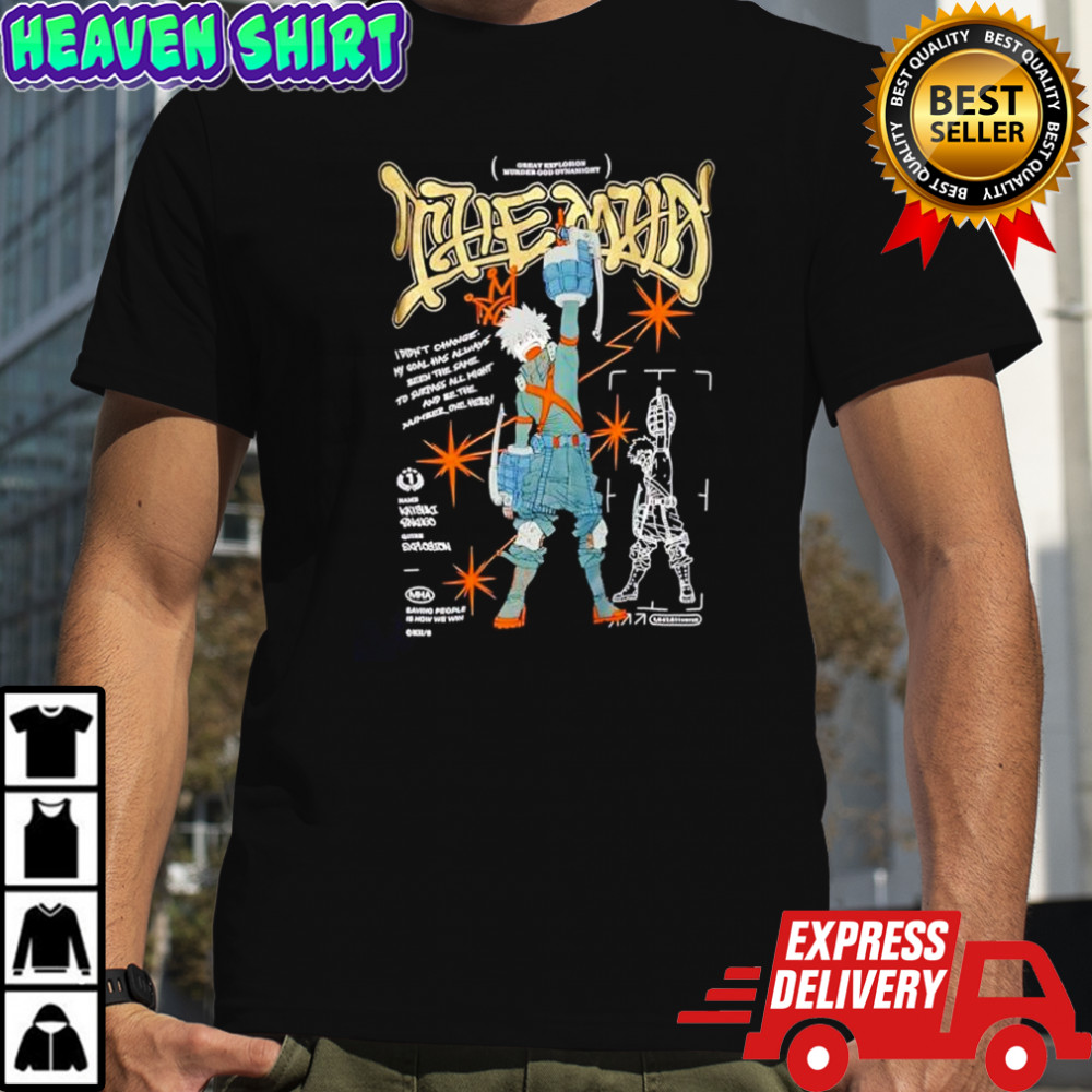 My Hero Academia Katsuki Bakugo character shirt