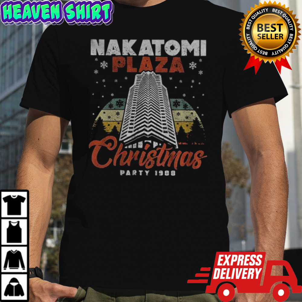 Nakatomi Plaza Christmas Party 1988 Xmas Movie Ugly shirt
