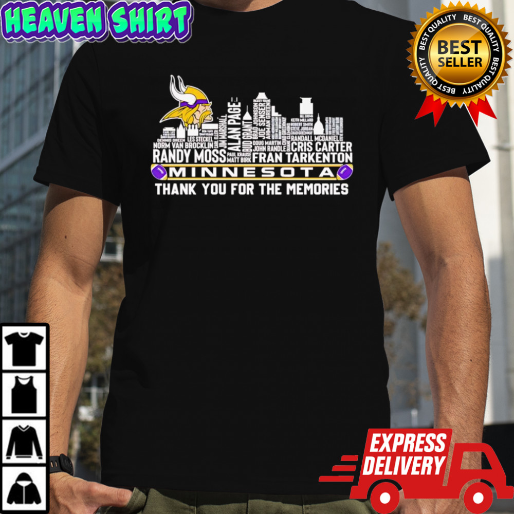 Name Minnesota Vikings Thank You For The Memories Shirt