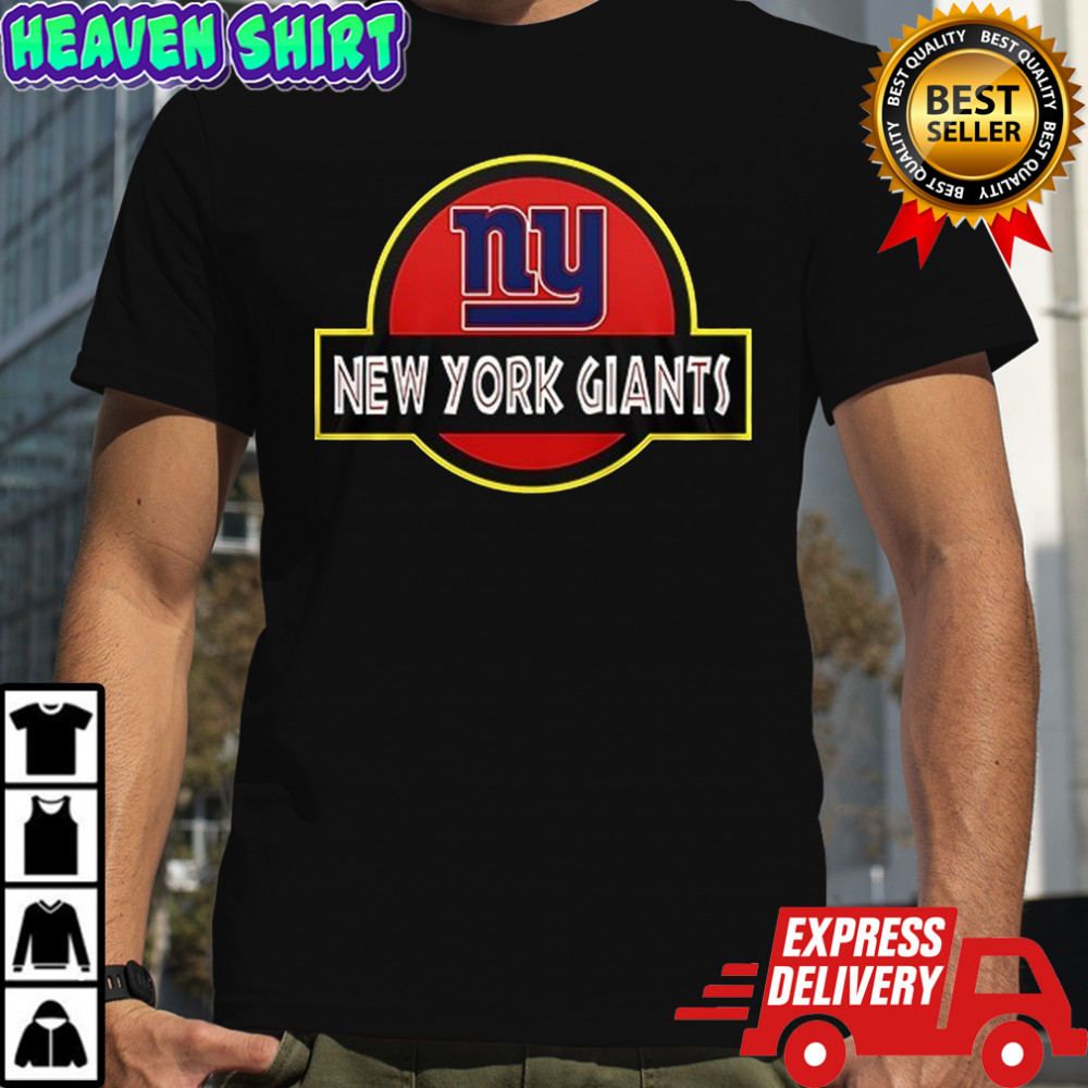 New York Giants x Jurassic Park life finds a way shirt