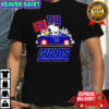 New York Giants x Snoopy and Woodstock drive car shirt