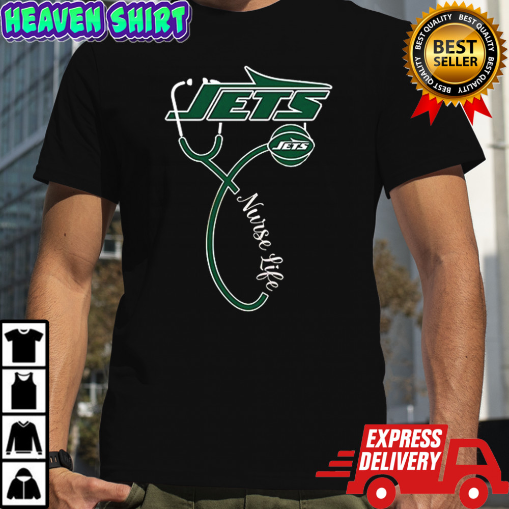 New York Jets x Nurse life it’s a work of heart shirt