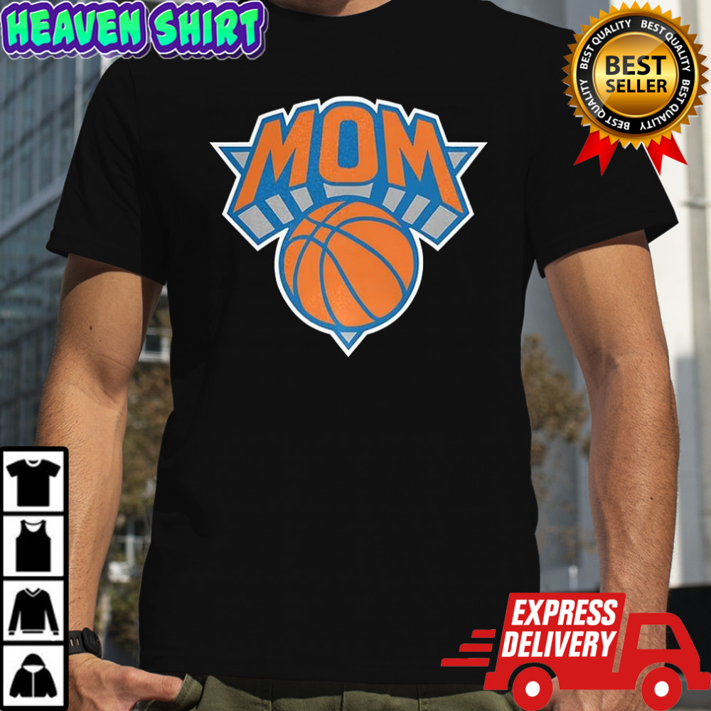 New York Knicks basketball mom logo shirt