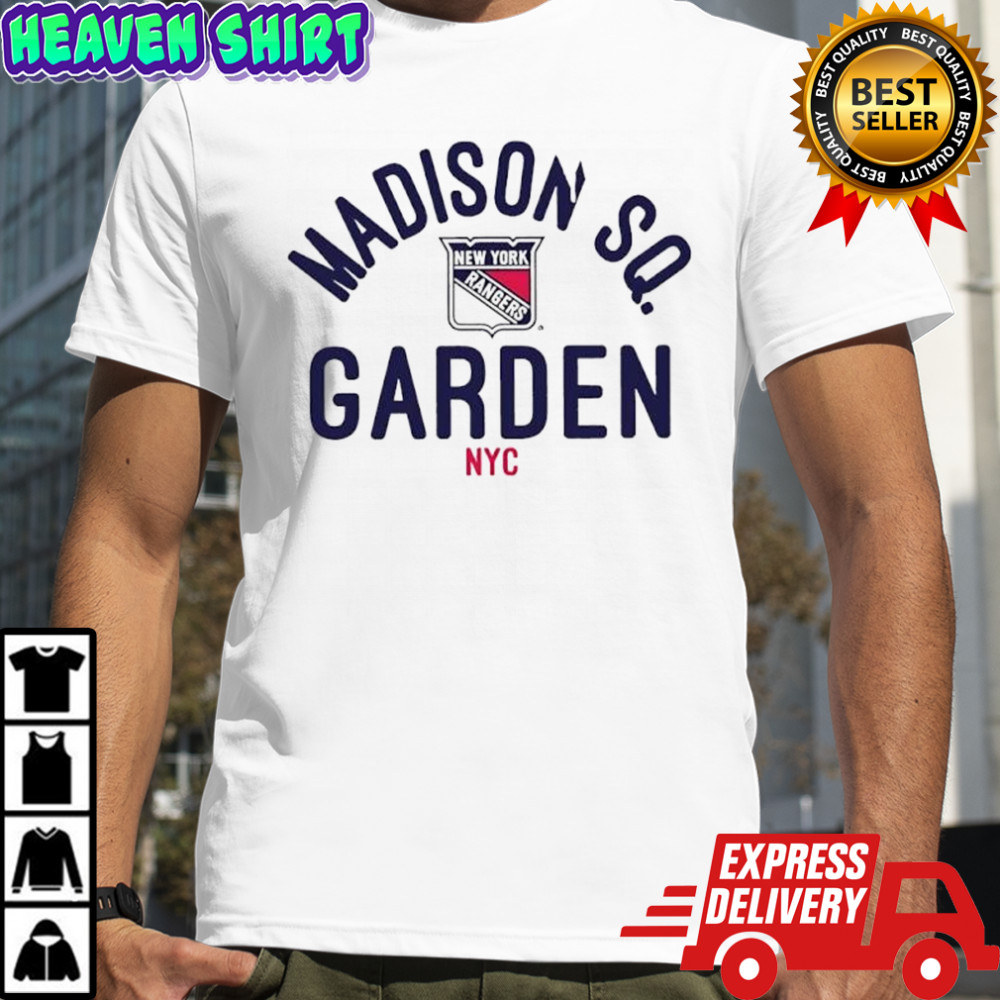 New York Rangers Madison Square Garden NYC logo shirt