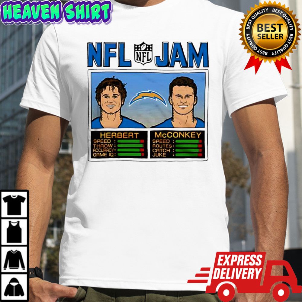NFL Jam Chargers Herbert And McConkey Los Angeles Chargers shirt