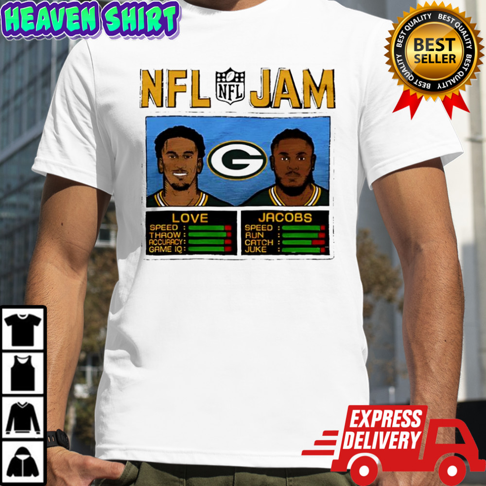 NFL Jam Packers Love And Jacobs Green Bay Packers shirt