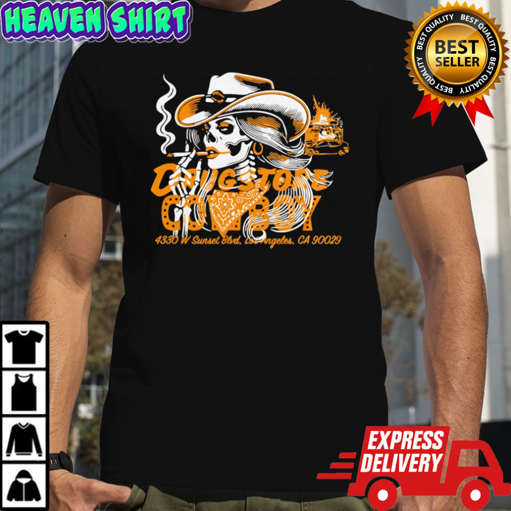 Nice Drugstore Cowboy 4330 W Sunset Blvd Los Angeles shirt