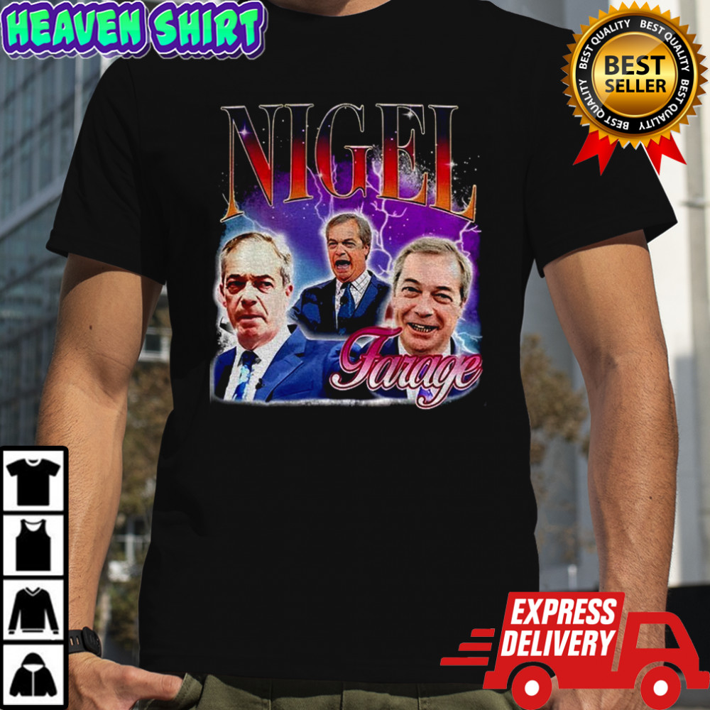 Nigel Farage storm graphic shirt