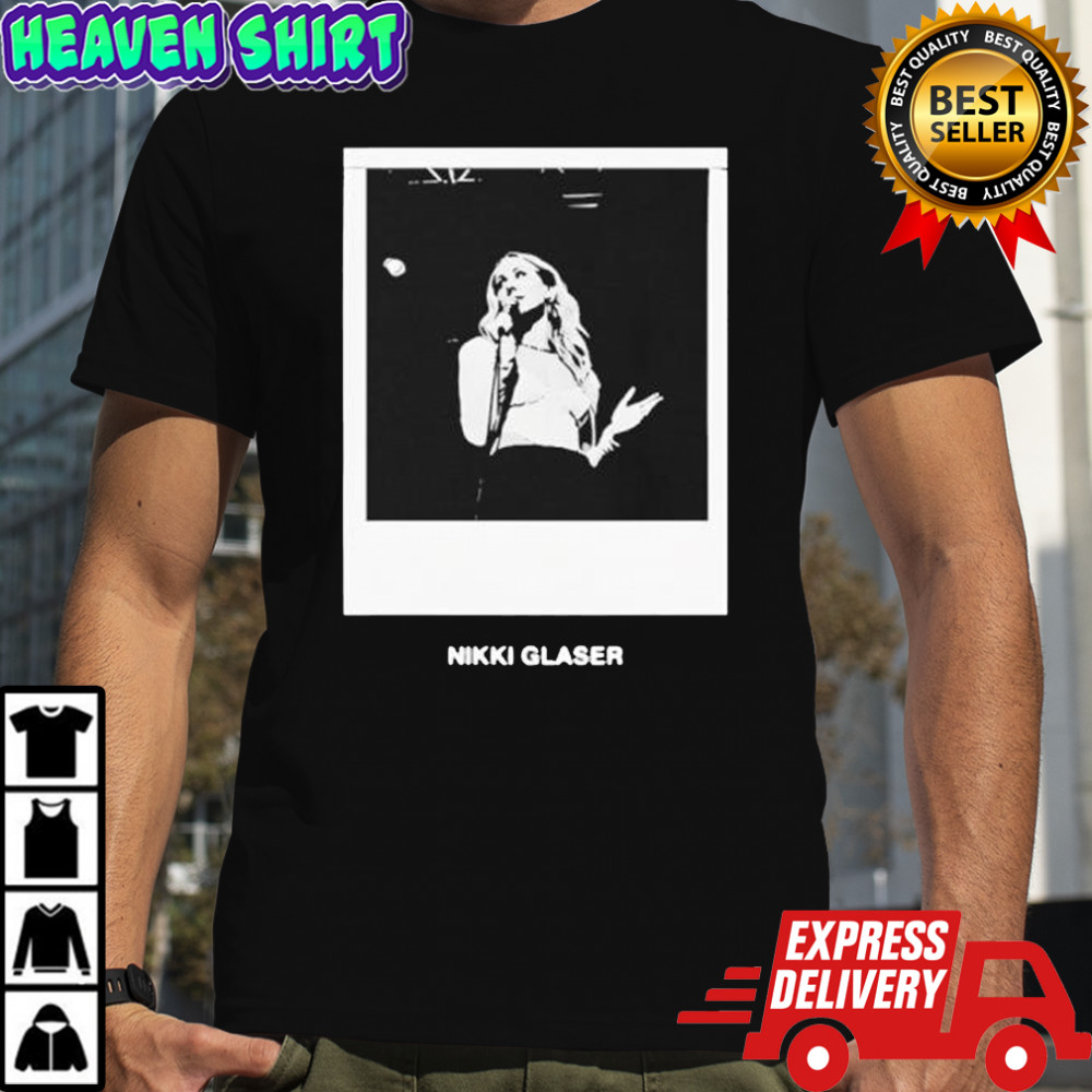 Nikki Glaser Polaroid shirt