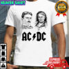 Nikola Tesla Thomas Edison ACDC rock band shirt