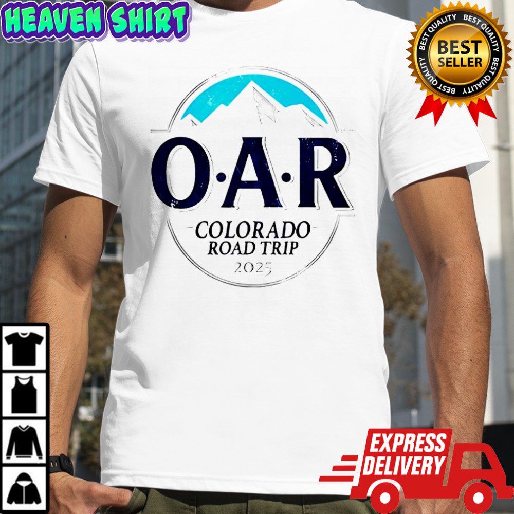 O.A.R. Colorado Road Trip 2025 logo shirt