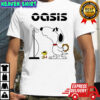 Oasis Band x Snoopy and Woodstock Collaboration Tour 2025 shirt