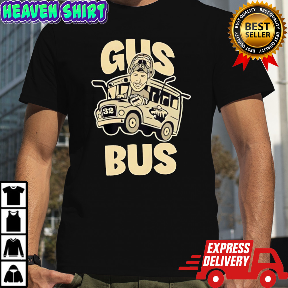 Official Filip Gustavsson Gus bus Minnesota Wild cartoon shirt