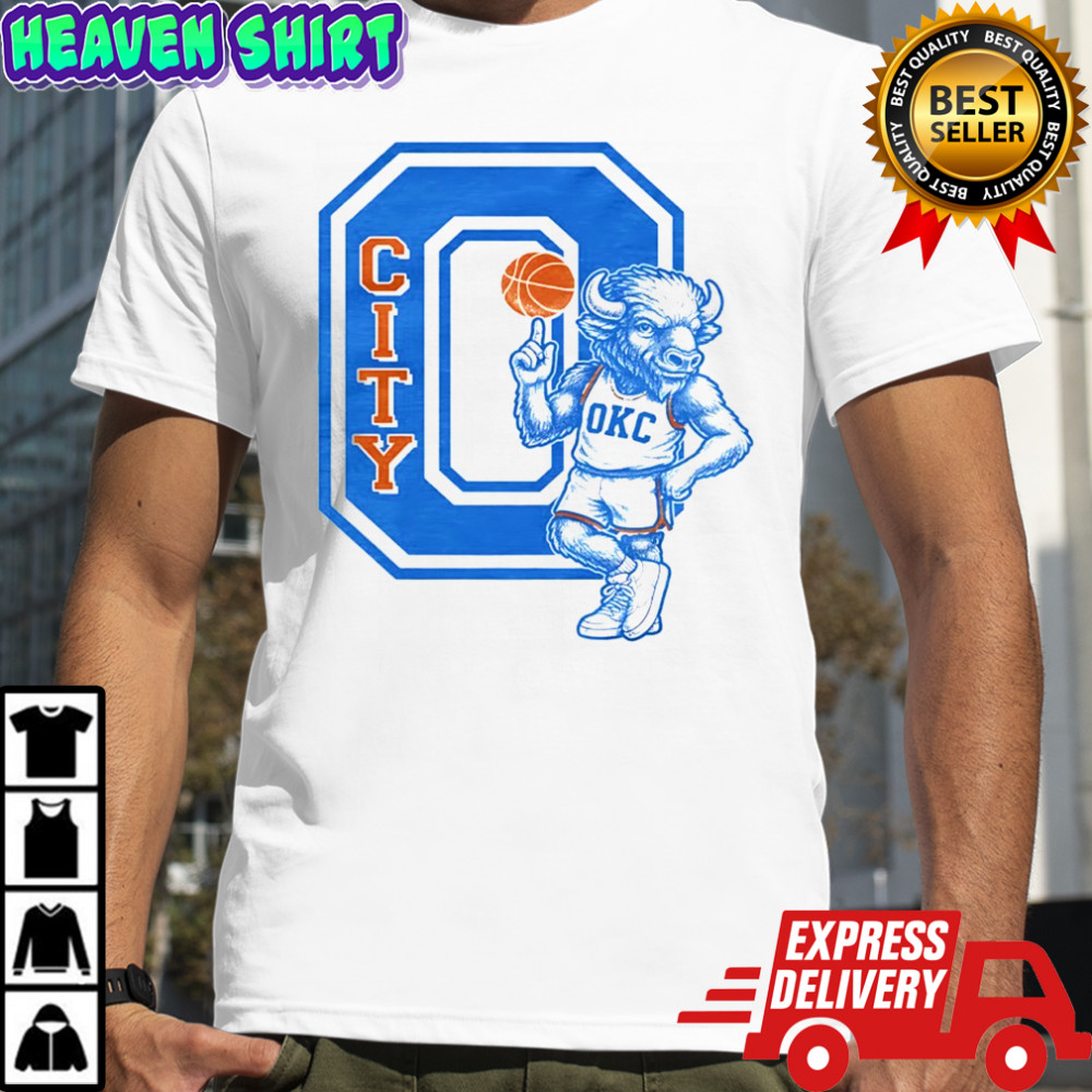 Oklahoma City Thunder mascot O shirt