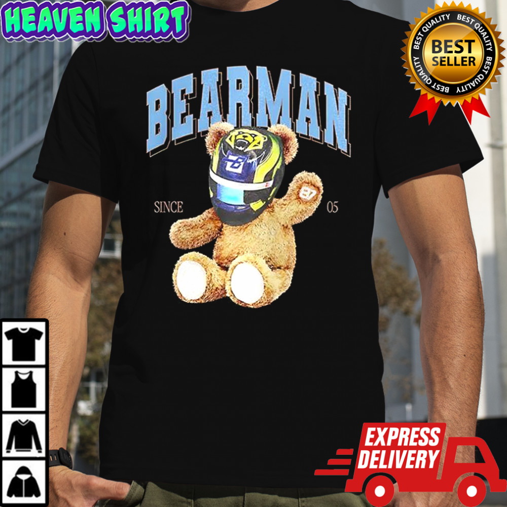 Oliver Bearman F1 Teddy bear helmet shirt