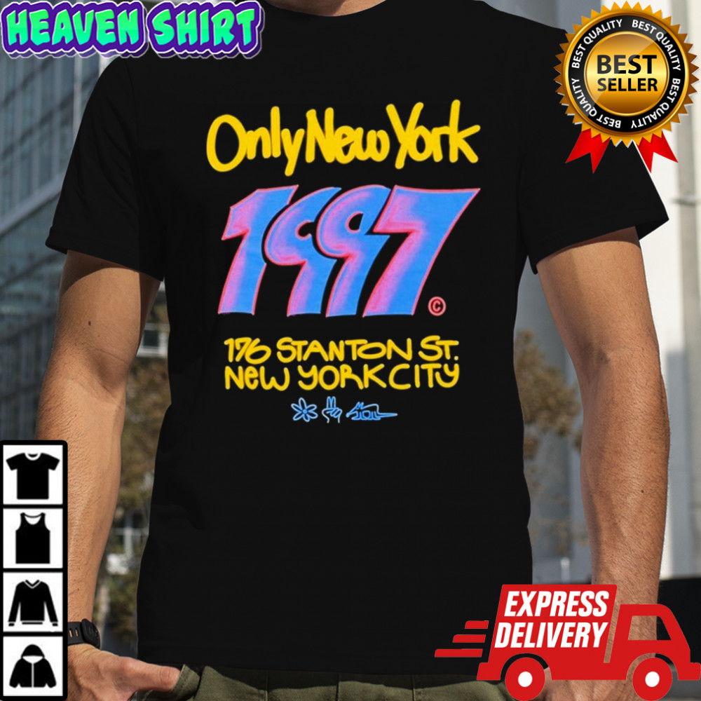 Only New York 1997 176 Stanton St New York City Graffiti T-shirt
