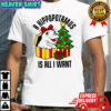 Original A hippopotamus is all I want Christmas shirt